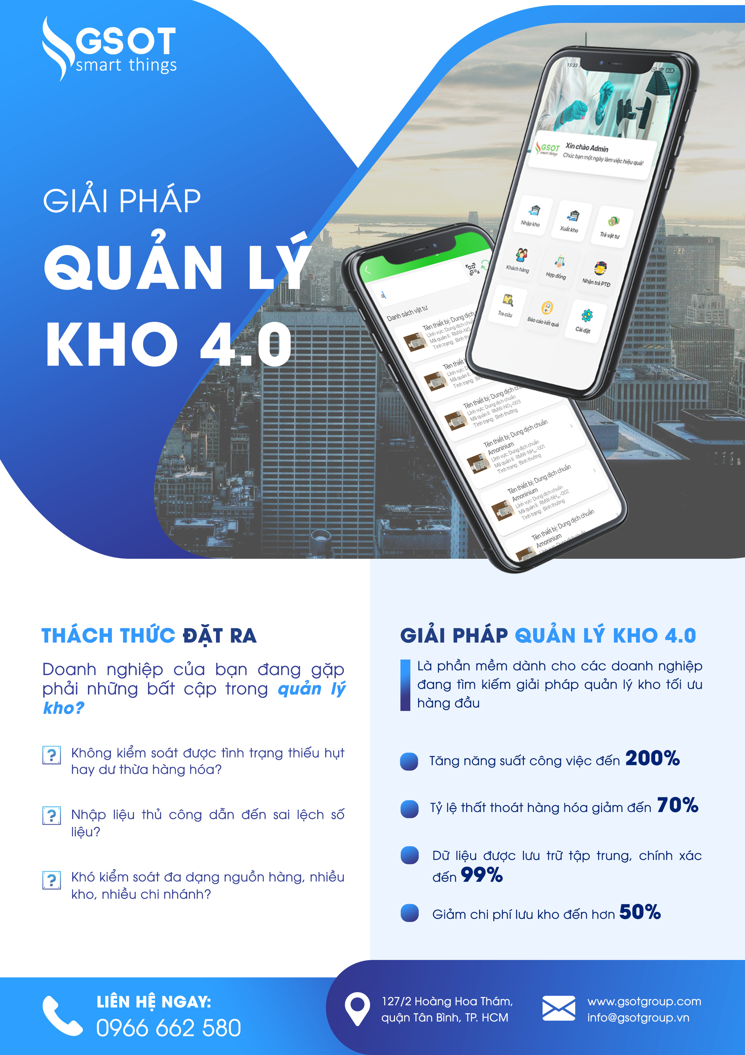 GSOT - Giải pháp quản lý kho 4.0